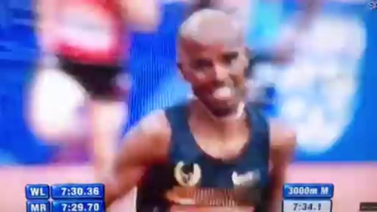 Mo Farah regale le publique anglais en gagnant le 3000m