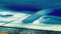 Wakeboarder films huge water tornado