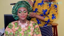Collab with Enibaby4 - African Bride Makeup Tutorial   Gele Instructions