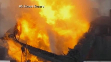 Gas rig explodes in Gulf of Mexico