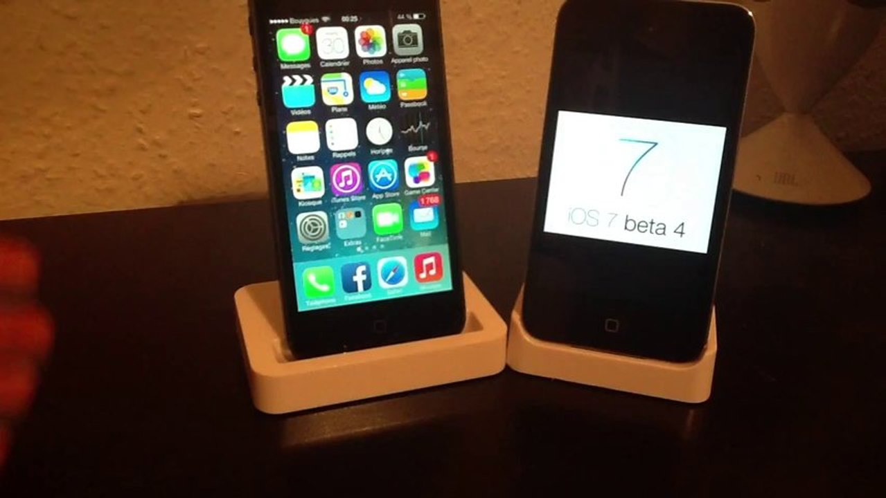 Présentation d'iOS 7 beta 4