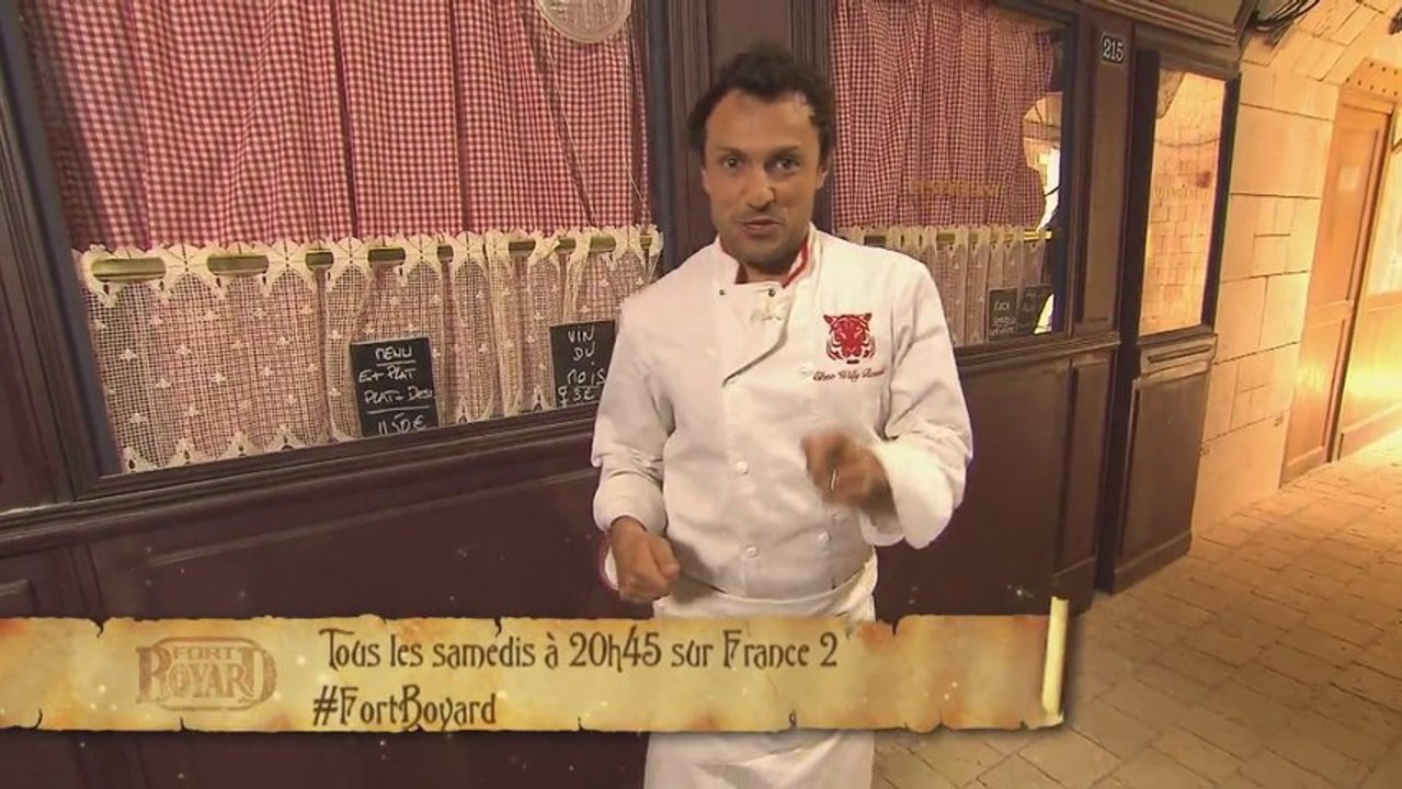 Fort Boyard 2013 : Visite du restaurant de Willy Rovelli