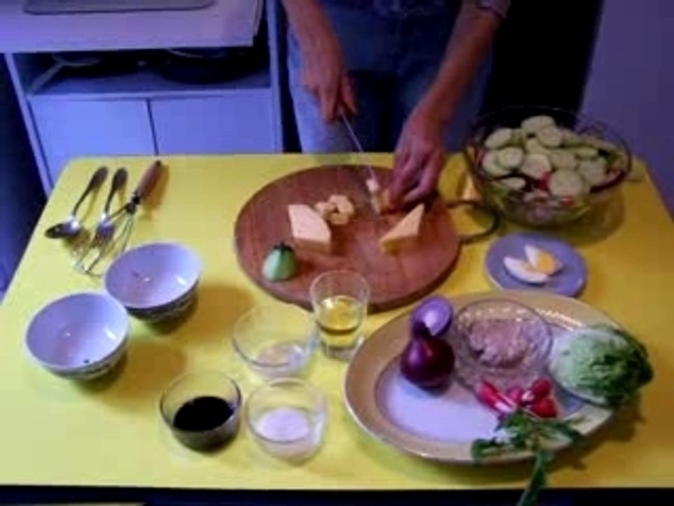 La salade de thon: version en français