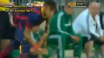 لحظة دخول نيمار أول مباراة له مع برشلونة