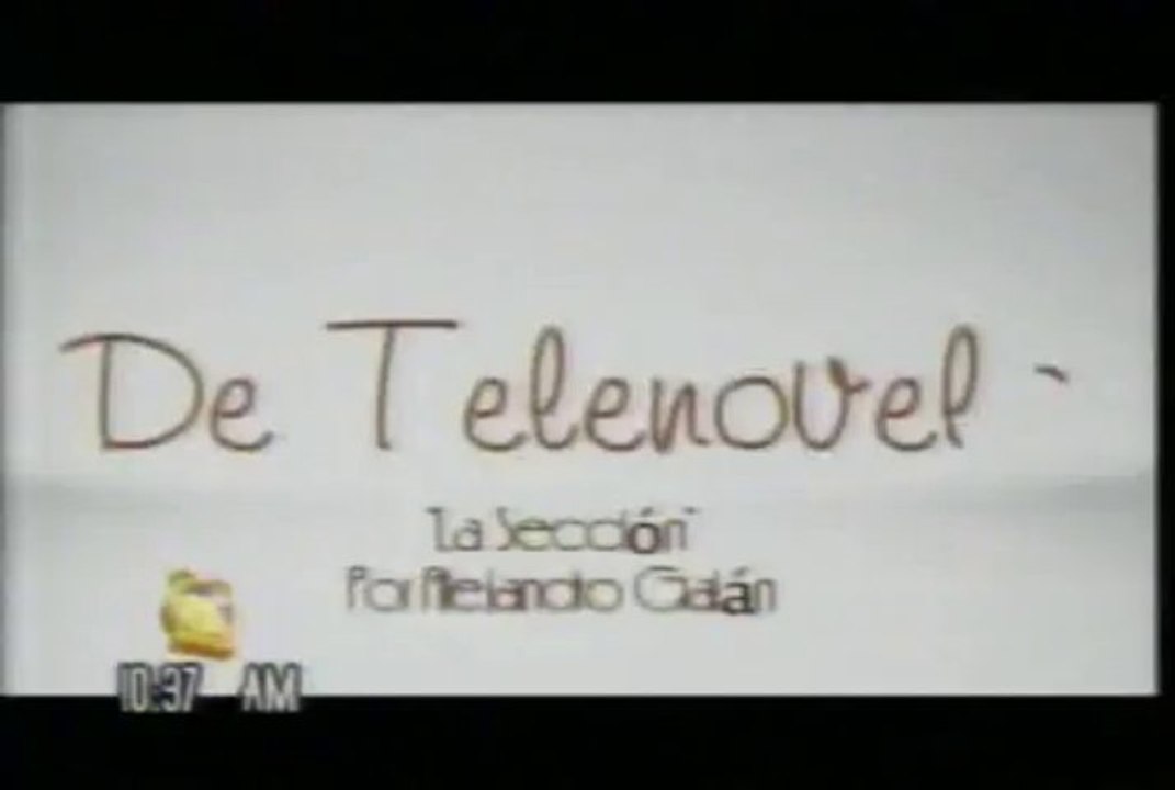DE TELENOVELA... La sección (29/jul/2013)