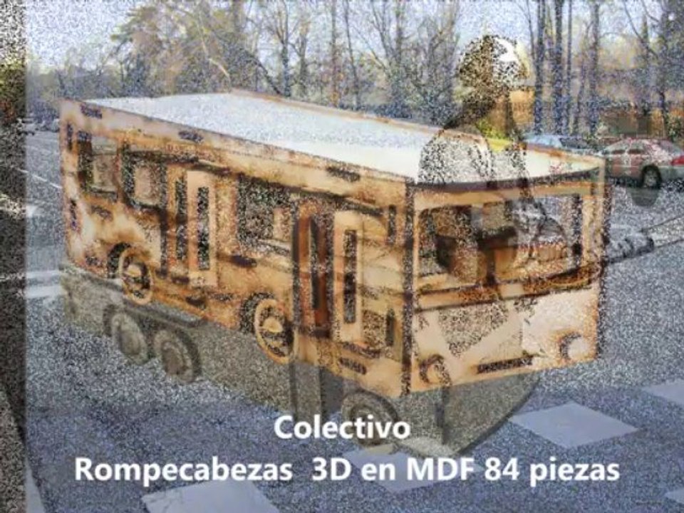 LEGNO LASER  Rompecabezas 3D-Juego Didácticos- Muebles infantiles