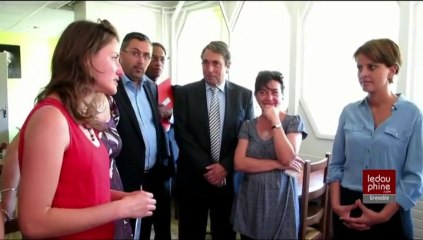 Visite à Grenoble vue par le Dauphiné Libéré