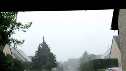 Passage du Bow-Echo sur Argences le 27 Juillet 2013