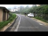 Partial damage to the roads on the way to Uttarkashi