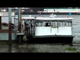 Boat on the Chao Phraya river which flows through Bangkok