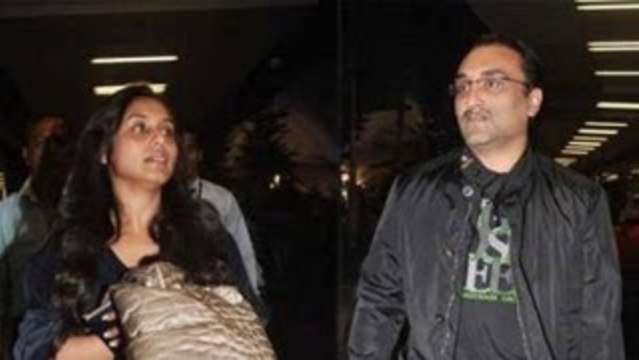 Aditya Chopra & Rani Mukherjee Romancing In Switzerland