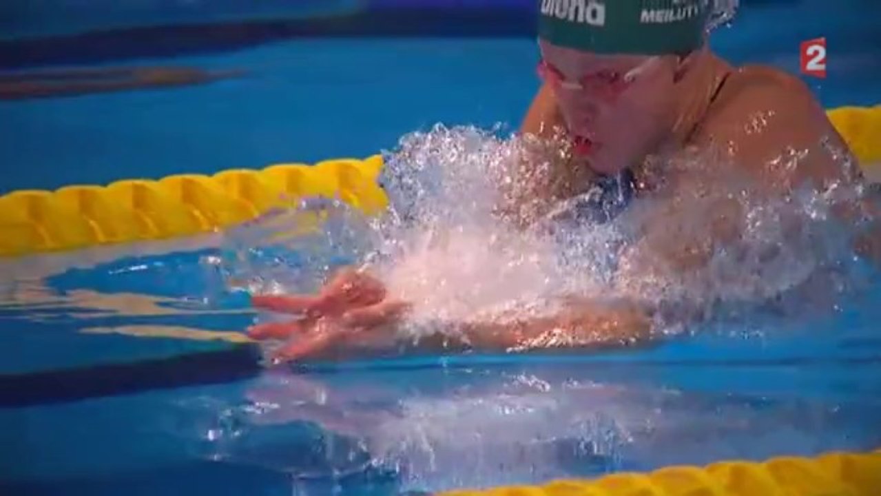 Finale 100m brasse (F) - ChM 2013 natation