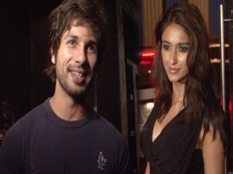 Shahid Kapoor and Ileana D'cruz at the party of Phata Poster Nikla Hero