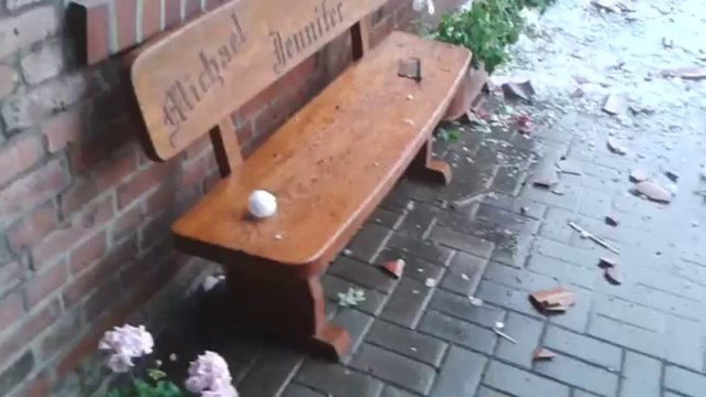 Hail storm wreaks havoc in Germany