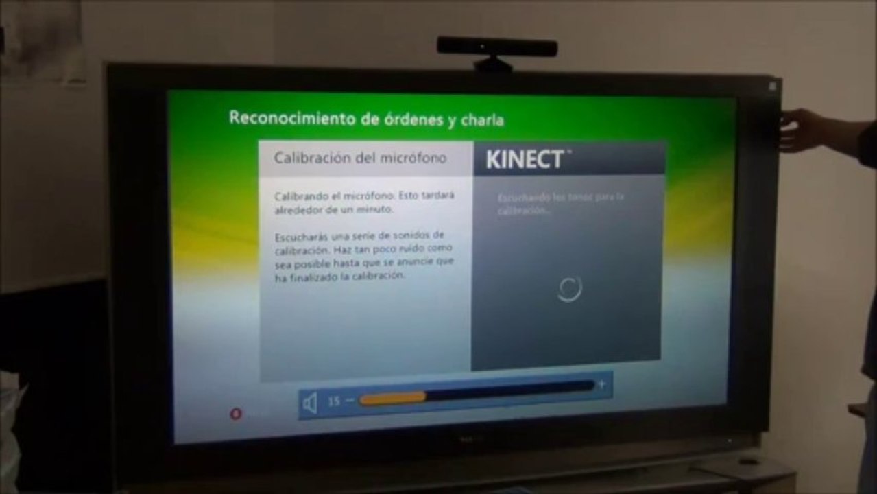 Configurando la Kinect
