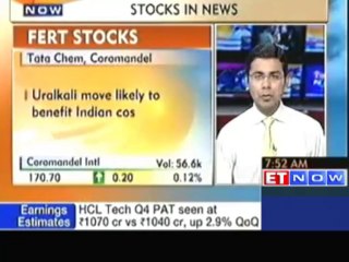 Stocks in News: IOC, National Fert, Coromandel, Tata Chem