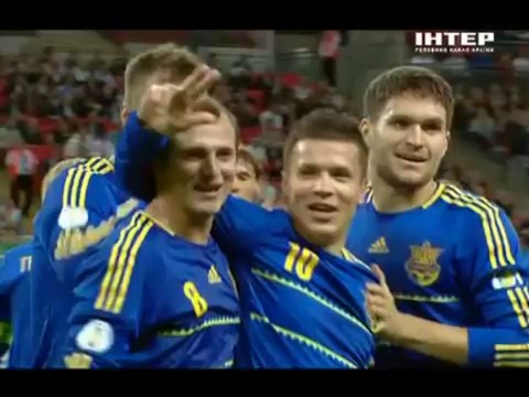 Невероятный гол Коноплянки!!! Англия — Украина 0-1 11.09.2012