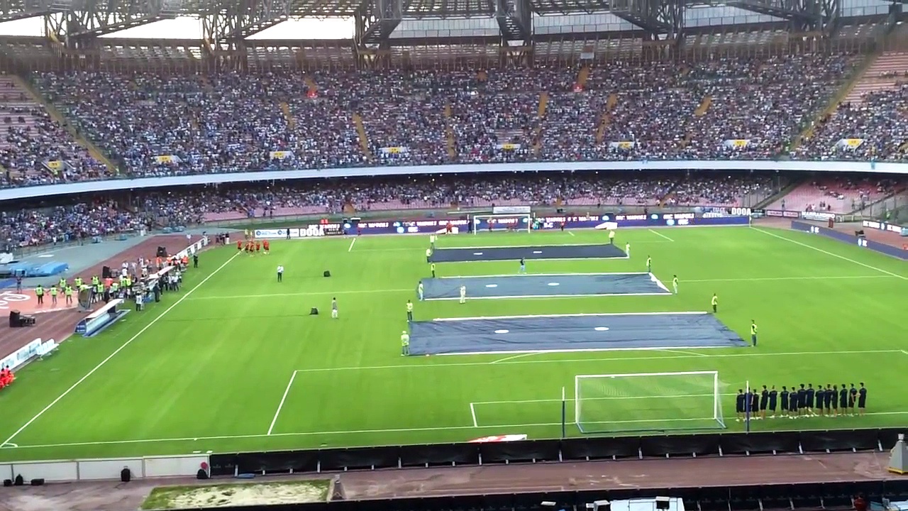 Video Napoli - Al San Paolo presentazione della squadra e delle maglie (29.07.13)