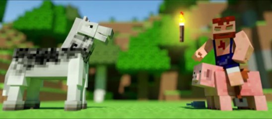 Horse & Pig - Minecraft Animation
