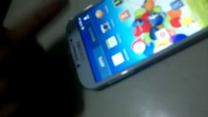 Samsung Galaxy S4 Korean with Hand Gesture