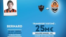 Officiel : Bernard signe au Shakhtar Donetsk