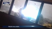 Vidéo filmée pendant la tornade de Milan