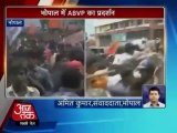 ABVP protests for the demand of student Union Elections
