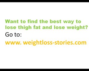 Reasons to lose thigh fat no.2 man will like you more