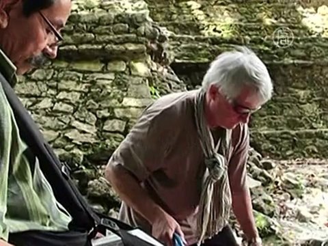 Древний храм майя просвечивают георадаром