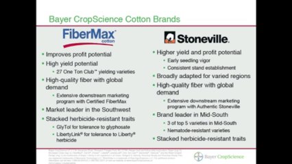 FiberMax and Stoneville Cotton - Cotton Seed Variety Guide