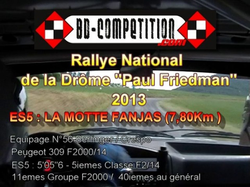 Rallye de la Drome 2013 - ES5