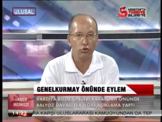 VARDİYA BİZDE'DEN GENELKURMAY ÖNÜNDE EYLEM
