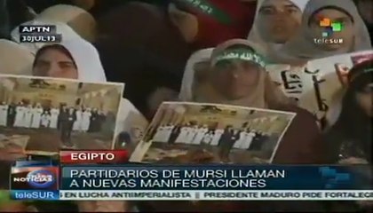 Partidarios de Mursi vuelven a las calles este miércoles