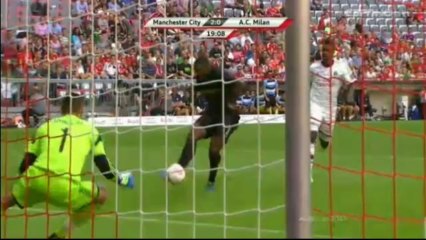 Manchester City vs Milan 2:0 Micah Richards