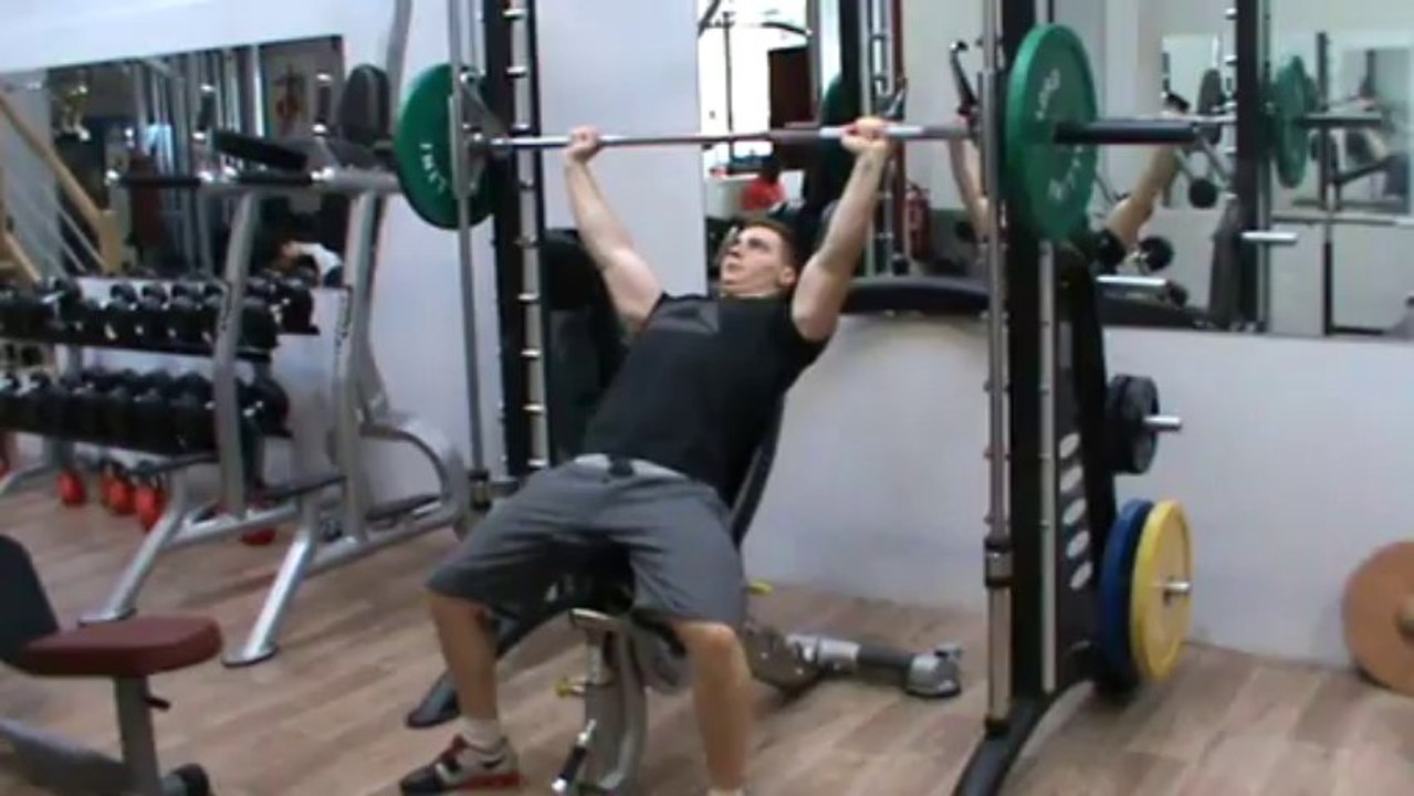 Pectoraux - Développé incliné 45°