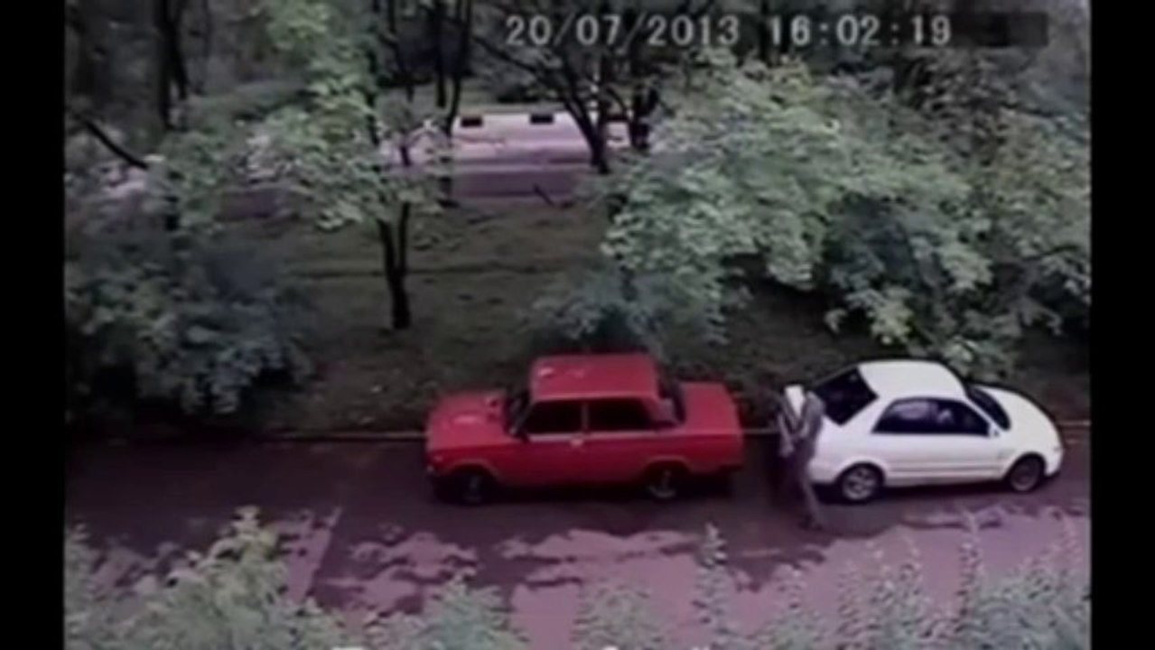 Stealing gasoline gets a baseball bat