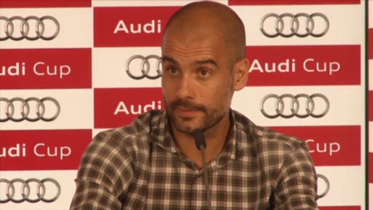 Audi Cup: Guardiola über Pellegrini: 'Einer der besten Trainer der Welt'