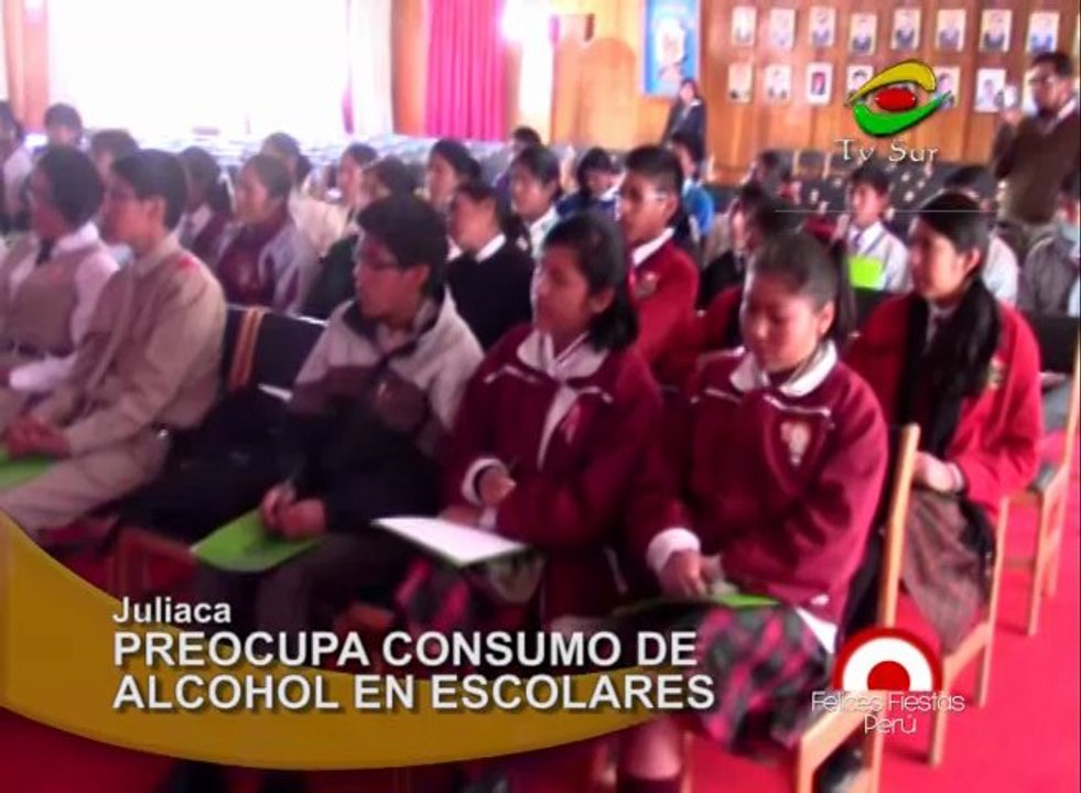 Juliaca Aumenta consumo de alcohol entre escolares adolescentes