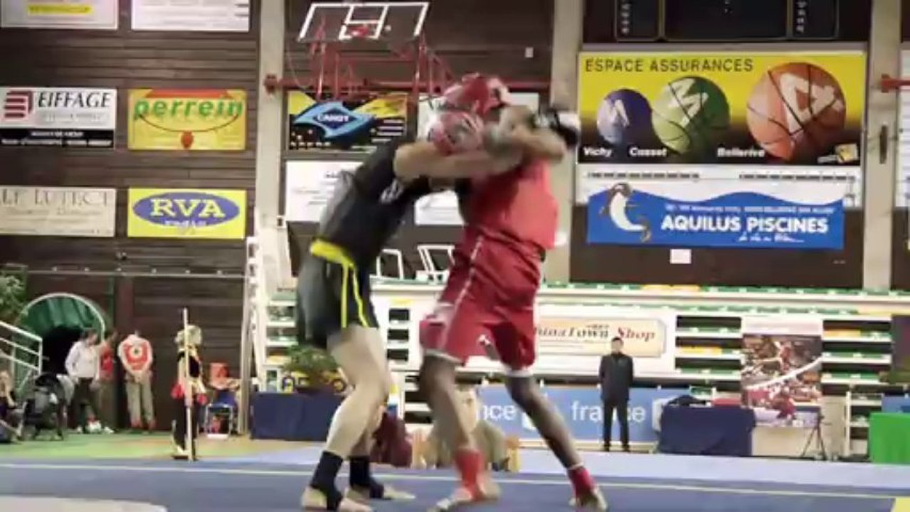 Anthony Lim vs Cédric Dos Santos - Finale Sanda -60kg - Vichy 2013