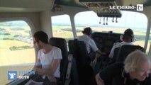 Un ballon dirigeable permet aux touristes de survoler l'Ile-de-France