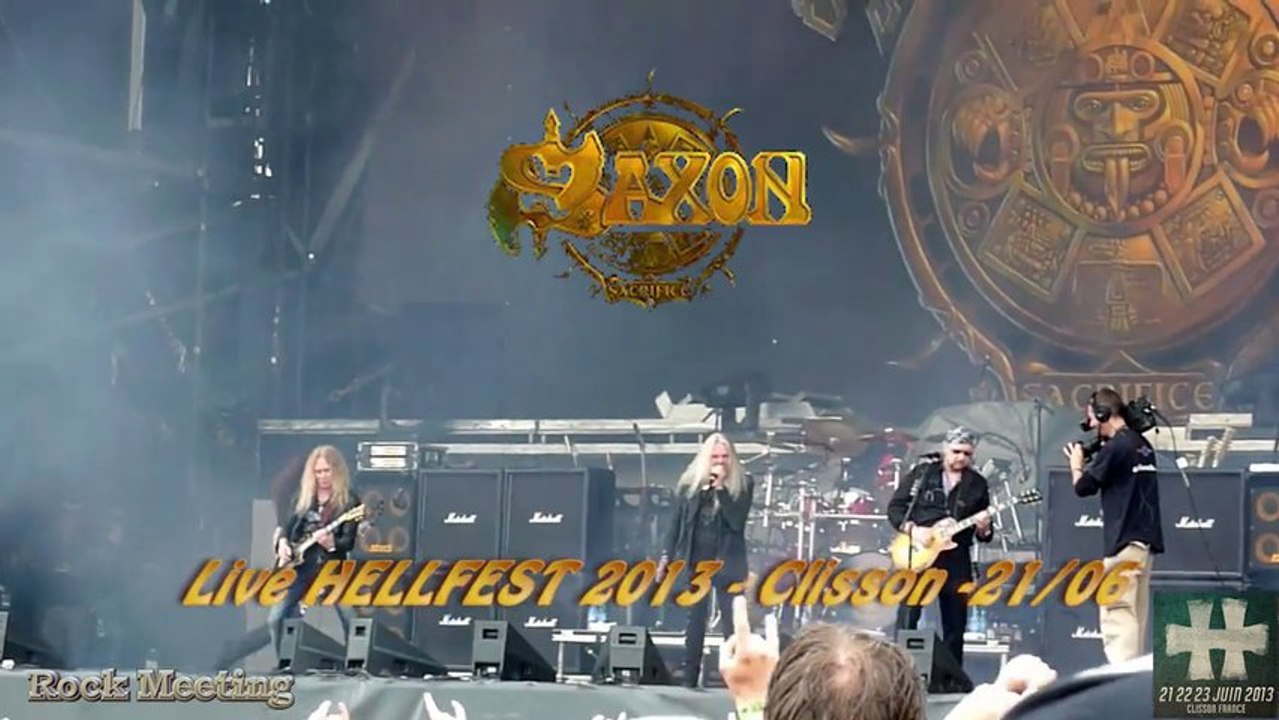 SAXON  HELLFEST 2013 Sacrifice  Clisson