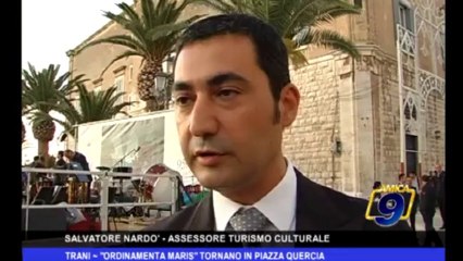Trani | Ordinamenti Maris tornano in Piazza Quercia
