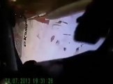 Violent accident de moto filmé à la gopro... Le mec aura un bon souvenir !!