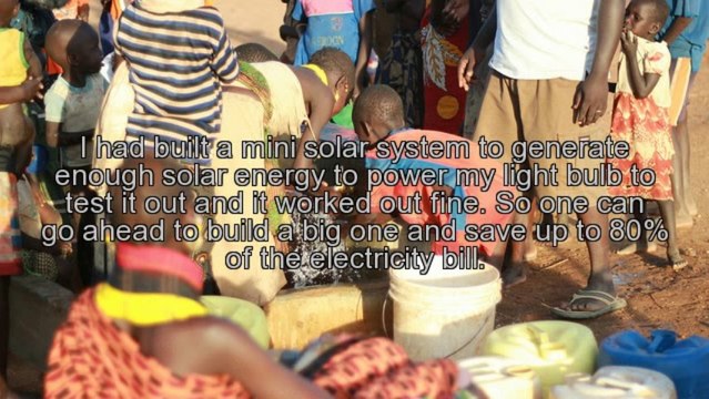 Did you see my solar panels and wind generator?