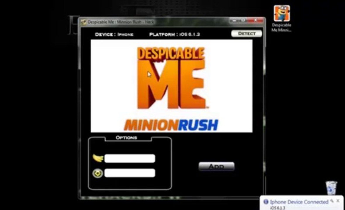 Despicable Me Minion Rush Hack [Bananas Tokens Generator] August 2013