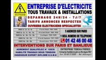 ELECTRICIEN PARIS 6eme -- 0142460048 -- DEPANNAGE ELECTRICITE URGENT JOUR ET NUIT 24H/24 7J/7