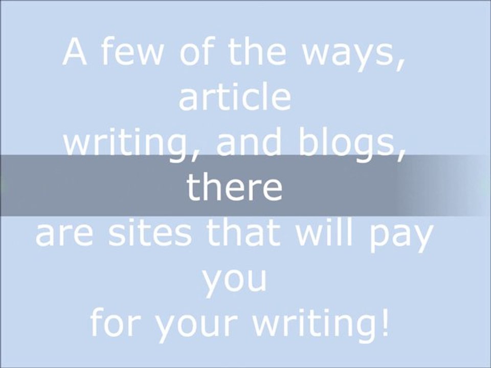 online incomes