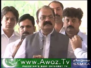 Rana demands Pervez Khattak to step down