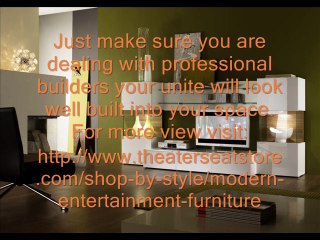 Create a Modern Home Theater By Purchasing Entertainment Furniture
