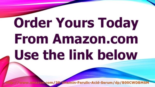 Innovative New and Enhanced Ferulic Acid Released On Amazon online